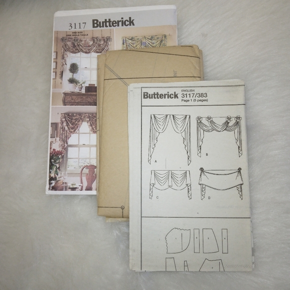 BUTTERICK 3117 Waverly Window Treatments in four styles - Picture 3 of 5